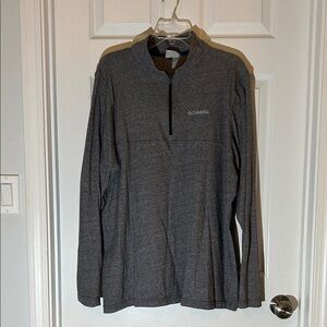 Columbia Charcoal Quarter-Zip Pullover